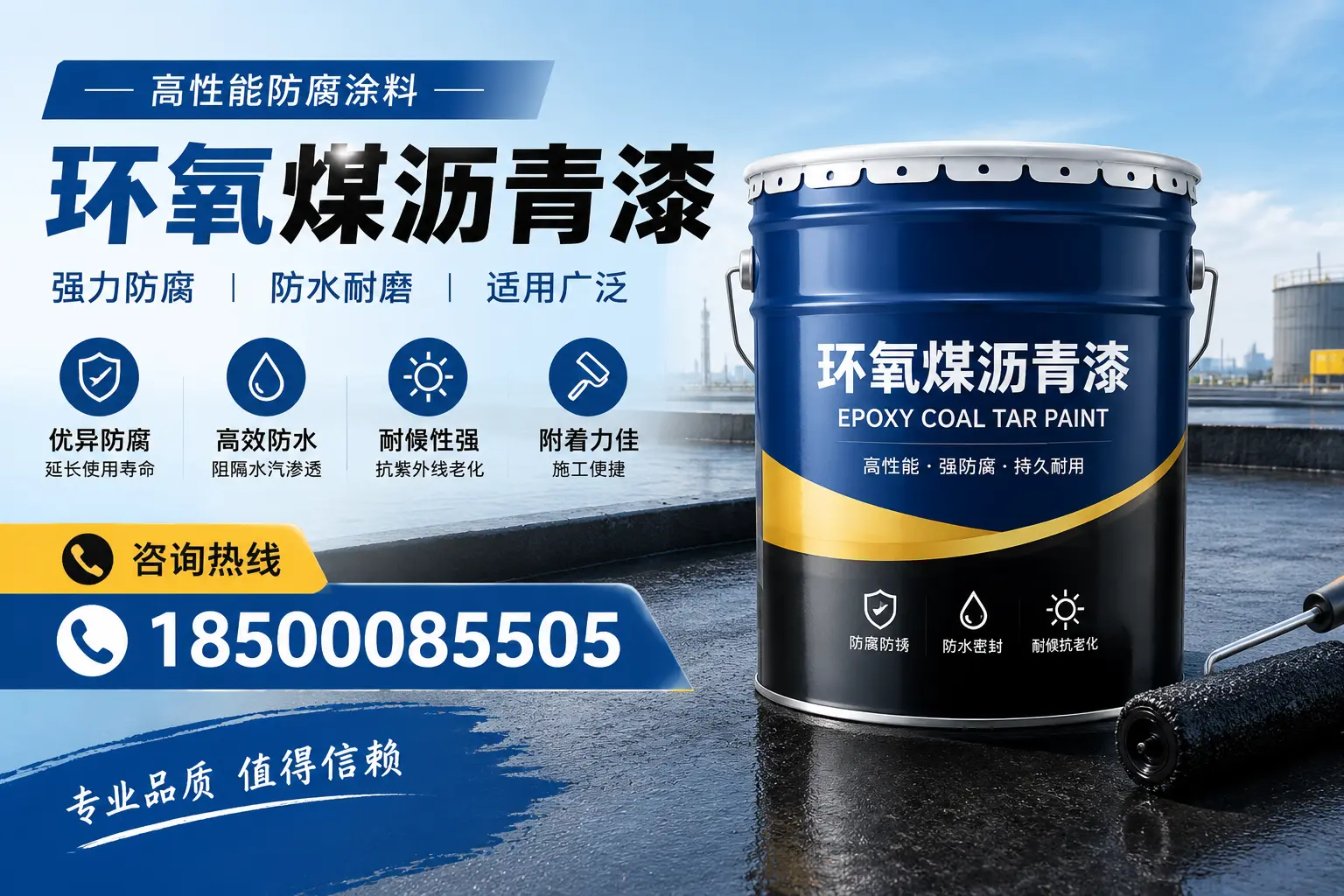 环氧煤沥青漆的主要成分与功能，通辽用户深度了解